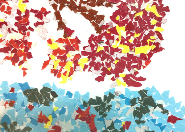 大阪刀根山医療センター「貼り絵」