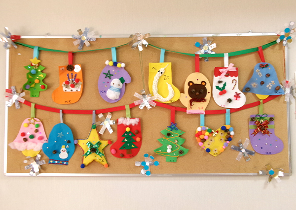 あわら病院 12月装飾 通所