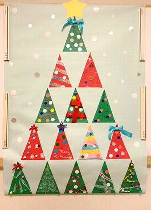 あわら病院 12月装飾 病棟